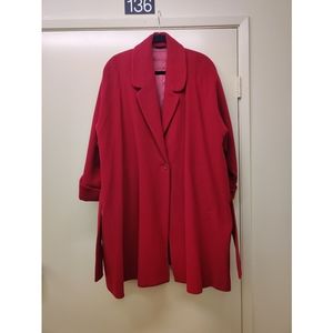 Sisley red swing coat